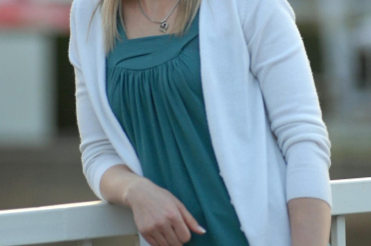 '19.04.2011., Vukovar-Odbojkasice Zenskog odbojkaskog kluba Vukovar. Marijeta Drazenovic Photo: Goran Ferbezar/PIXSELL'