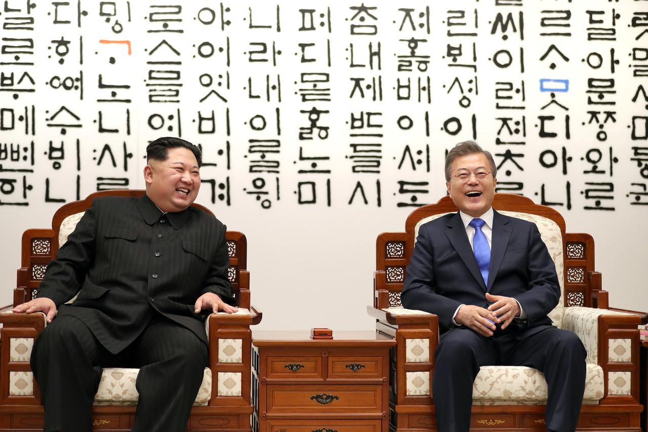 Kim Jong-Un i Moon Jae-In