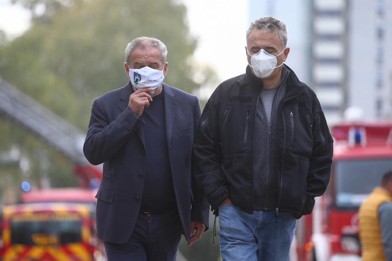 Zagreb: Milan Bandić i Radovan Fuchs obišli Osnovnu školu Mate Lovraka u Klaki