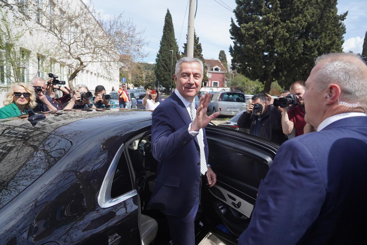 Podgorica: Trenutni predsjednik i kandidat, Milo Đukanović, glasovao na predsjedničkim izborima