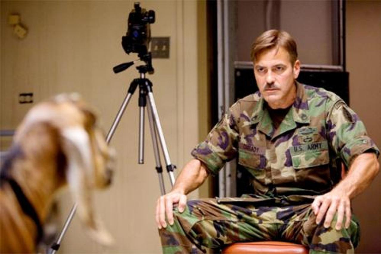 muškarci koji bulje u koze