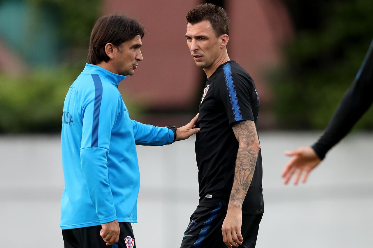 Mario Mandžukić i Zlatko Dalić