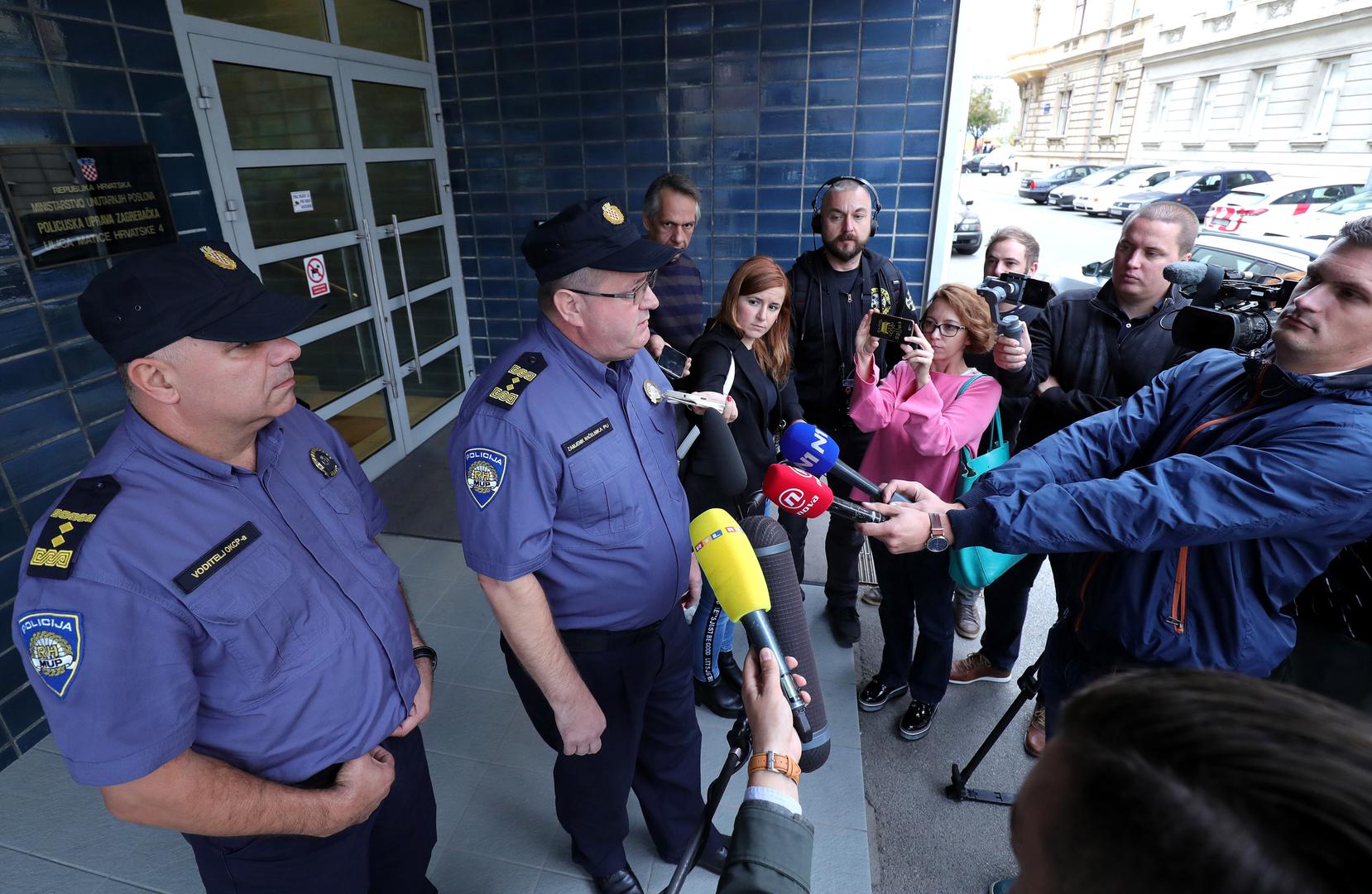 Dubravko Teur, zamjenik načenika PU zagrebačke, na konferencijiza novinare rekao je da dvije pucnjave u Zagrebu nisu međusobno povezane