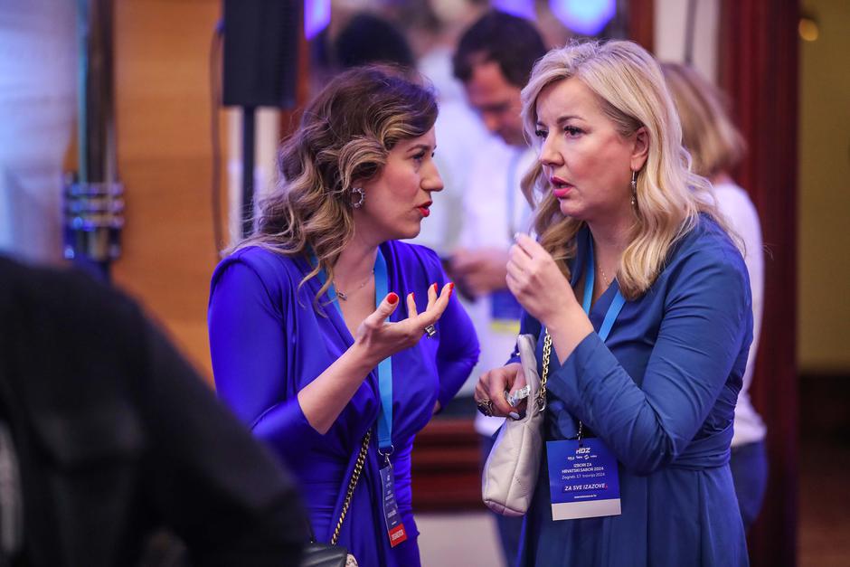 Zagreb: Doček izbornih rezultata u stožeru HDZ-a i partnera