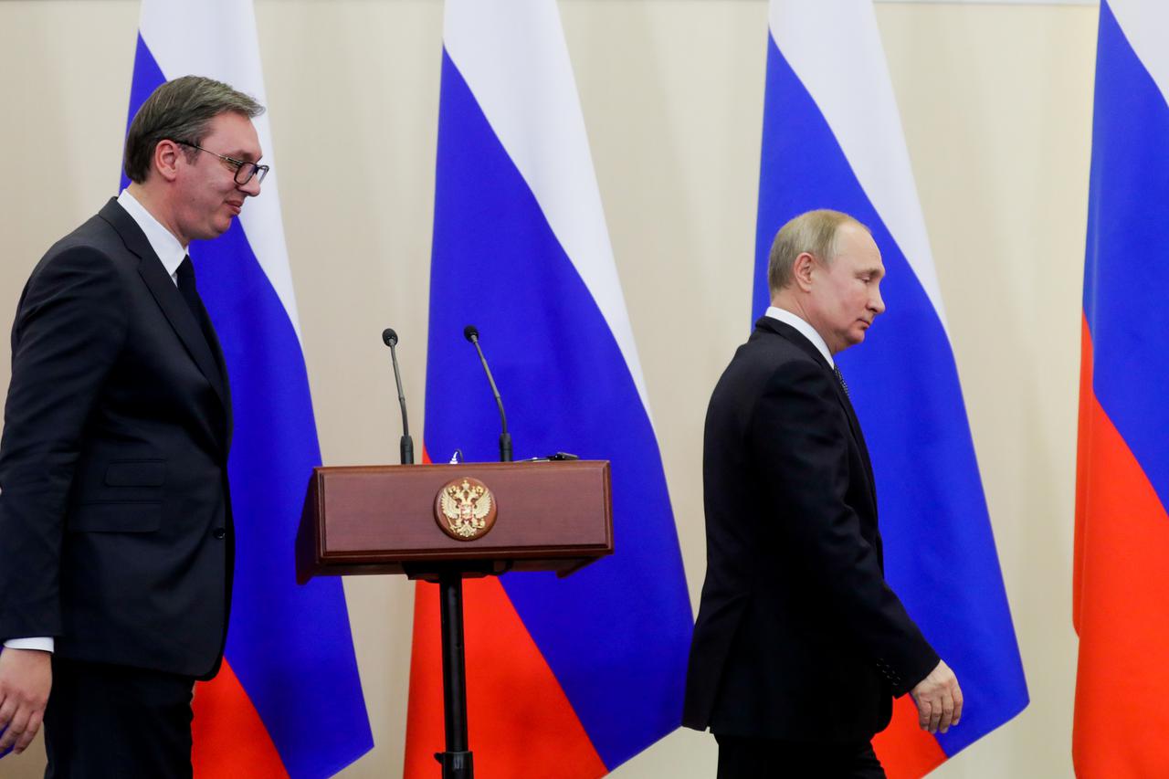 Presidents of Russia and Serbia meet in Sochi