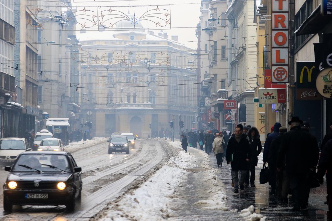 Snijeg u Sarajevu