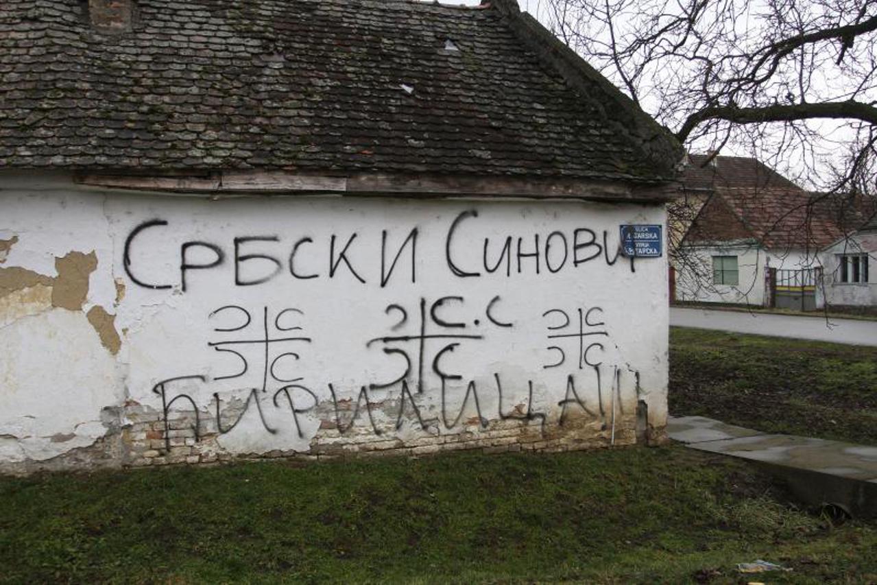ćirilica,srpski grafit,četnici,vukovar,portal