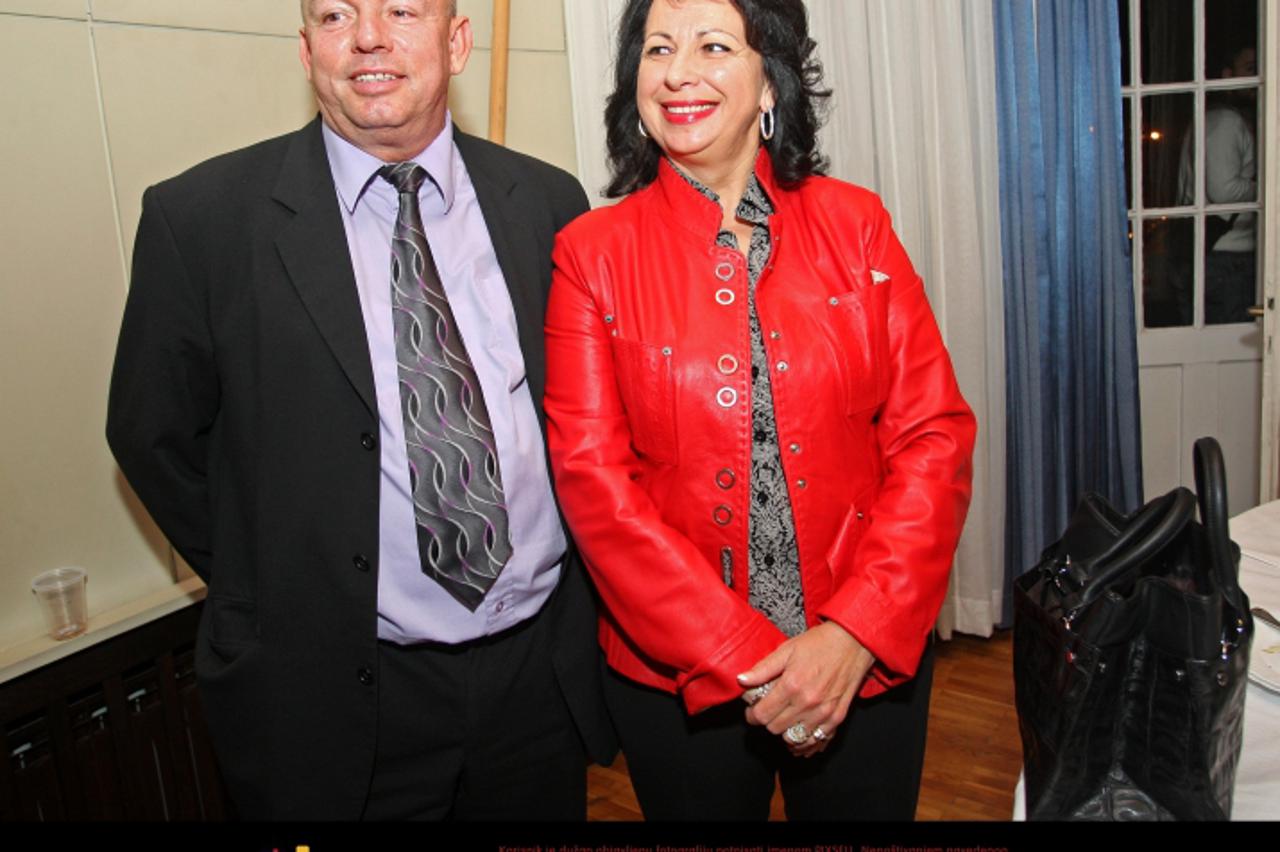 '04.12.2011., Zerjaviceva 10, Zagreb - Celnici HSP-a cekaju rezultate parlamentarnih izbora. Bernardica Halopa Toplovnjak i Ivan Milicevic. Photo: Igor Kralj/PIXSELL'