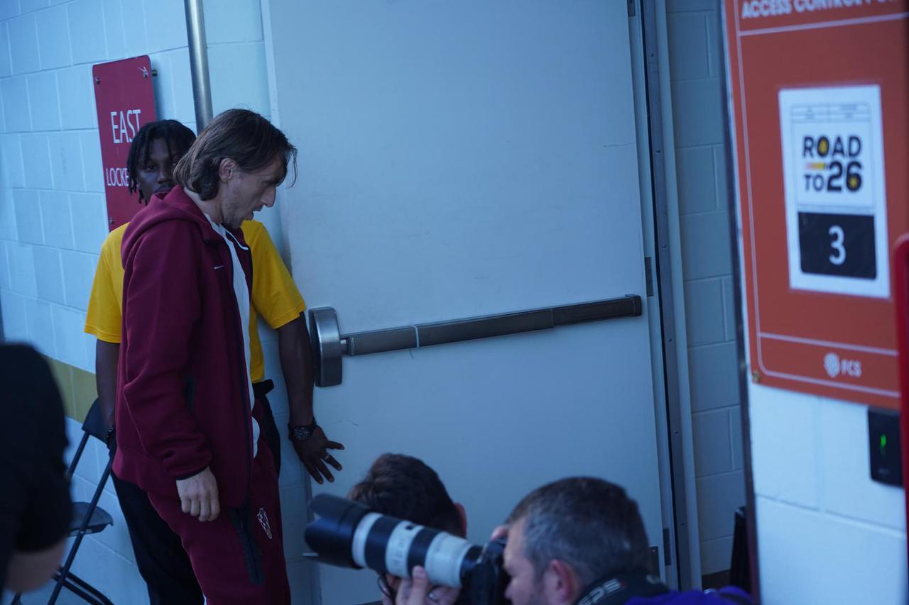 Orlando: Dolazak hrvatskih igrača i stožera na stadion prije utakmice s Brazilom