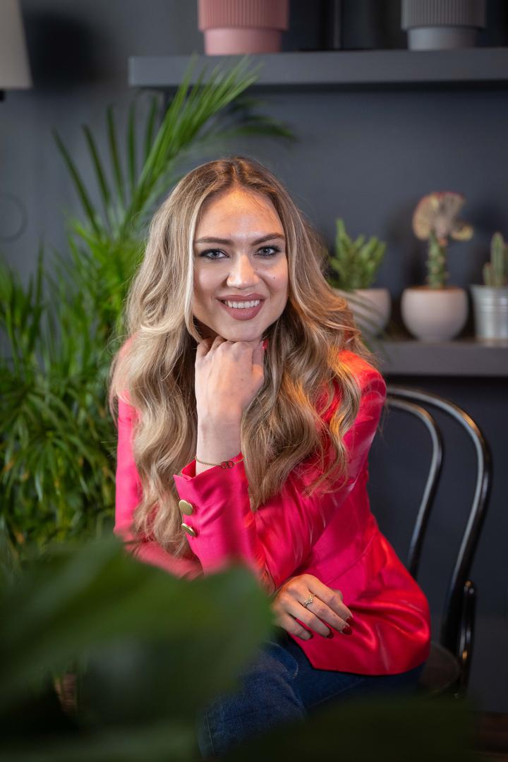 12.06.2024., Zagreb - Paula Catipovic, arhitektica zapazenog rezultata mlade Nine Skocak na EU izborima. Photo: Neva Zganec/PIXSELL