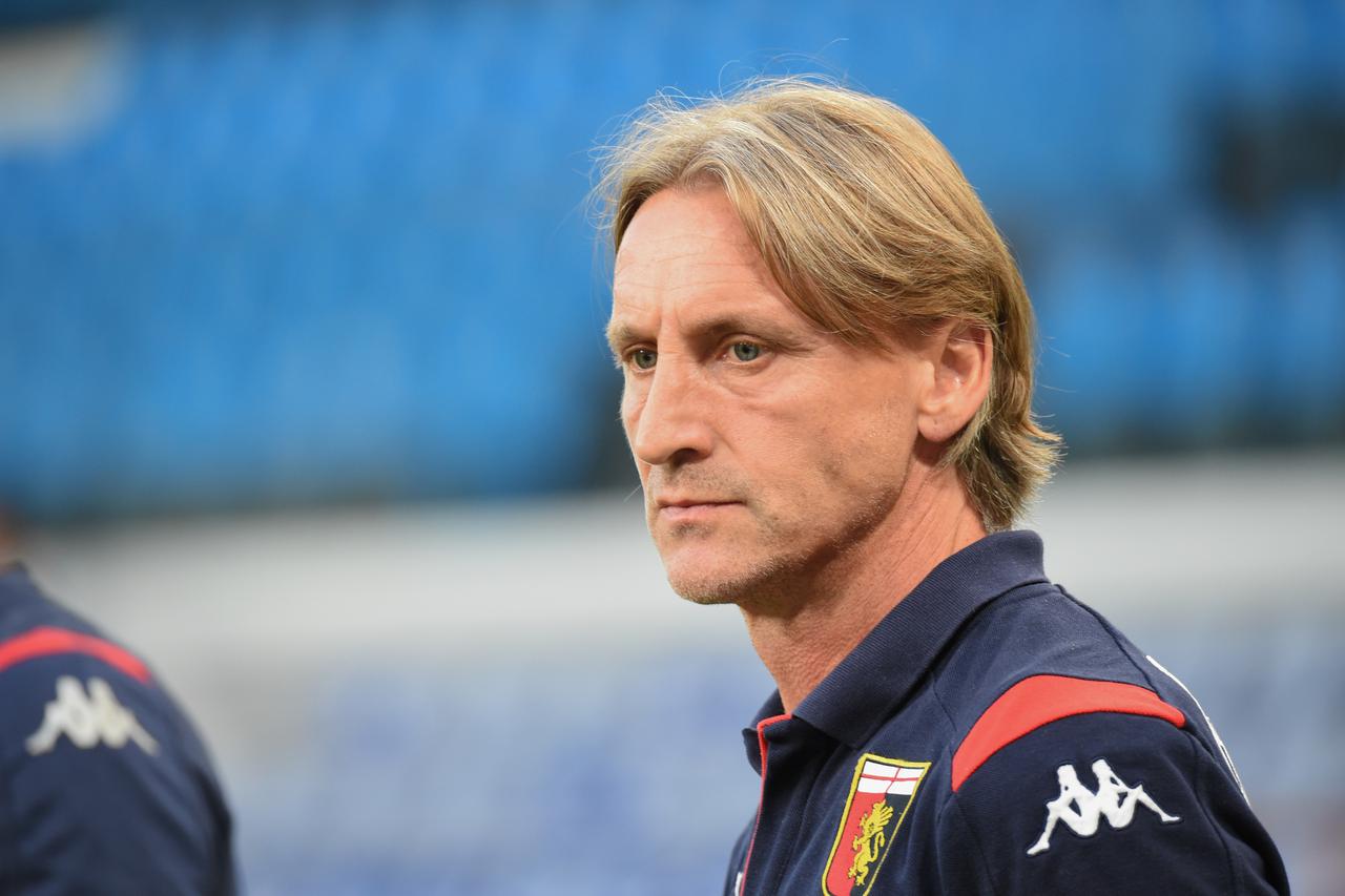 italian Serie A soccer match - Genoa vs Hellas Verona