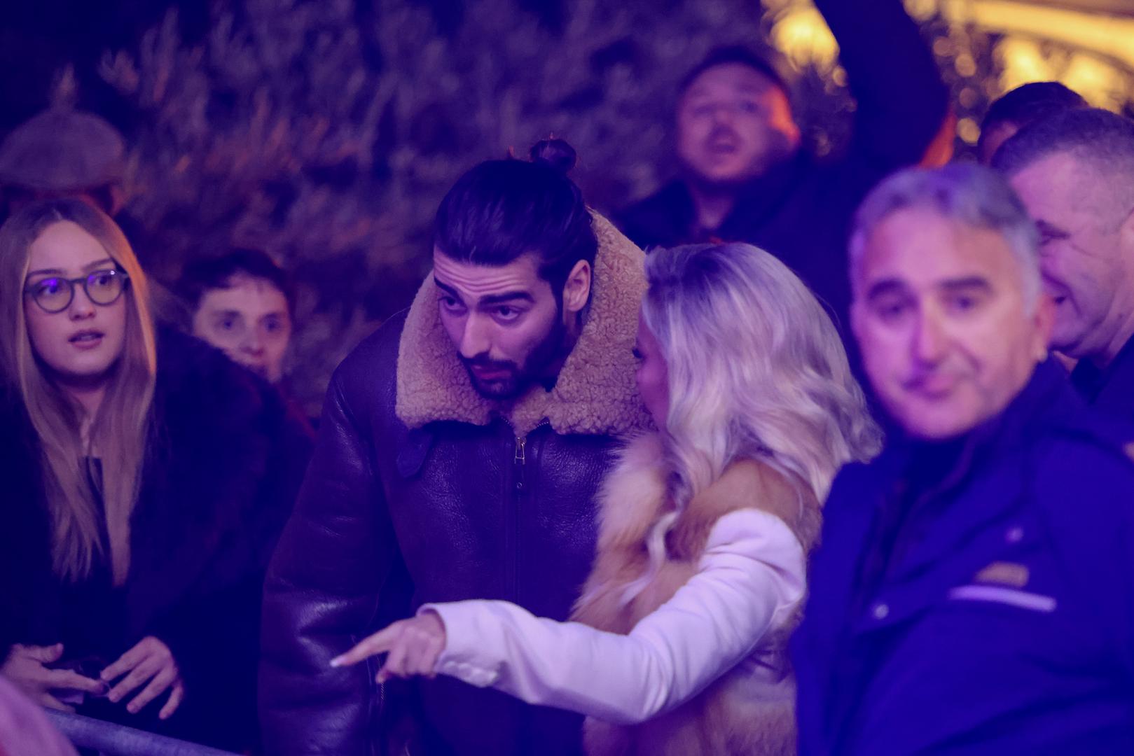  Njezin nastup nije propustio ni Šime Elez u čijoj je pratnji stigla na koncert.
