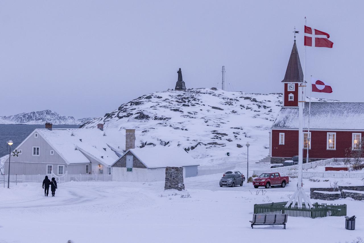 General views around Nuuk the capital of Greenland 