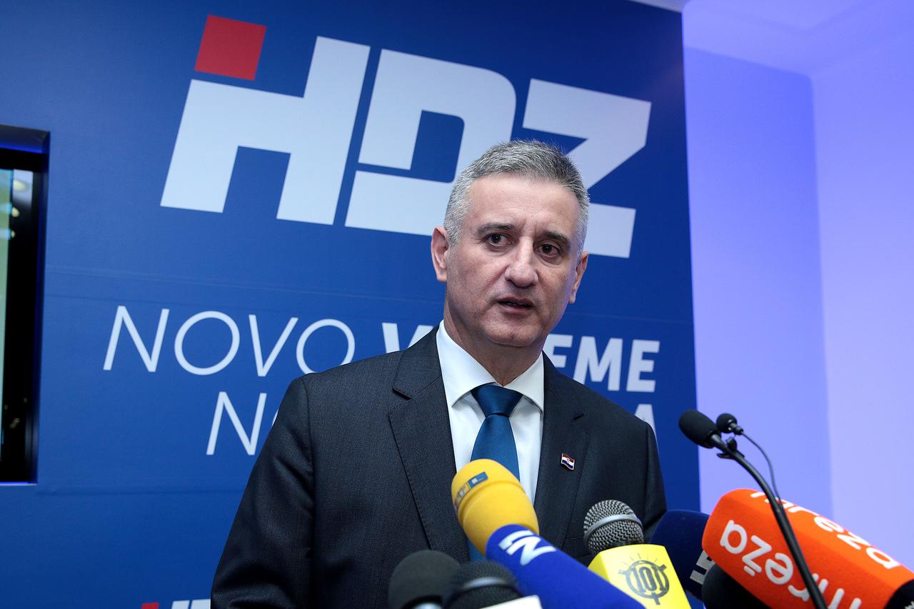 Tomislav Karamarko 21. lipnja, kada je podnio ostavku na mjesto šefa HDZ-a