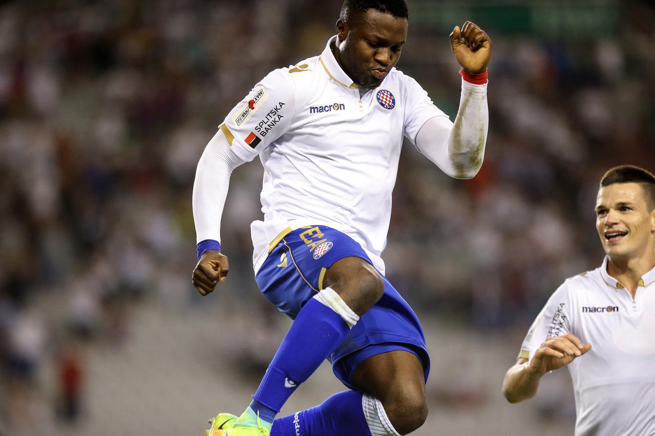 07.08.2016., stadion Poljud, Split - MAXtv 1. HNL, 04. kolo, HNK Hajduk - NK Istra 1961. Franck Ohandza. Photo: Petar Glebov/PIXSELL