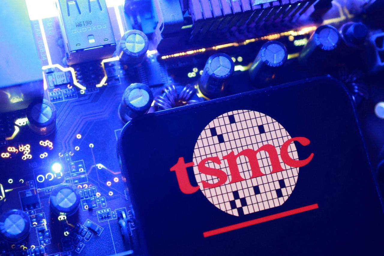 Illustration shows TSMC logo