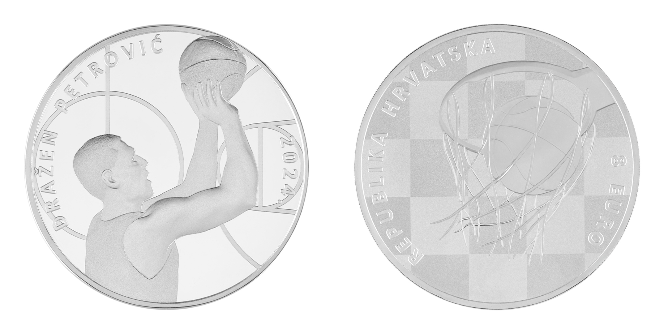 Srebrnjak „Dražen Petrović“ 5 unci