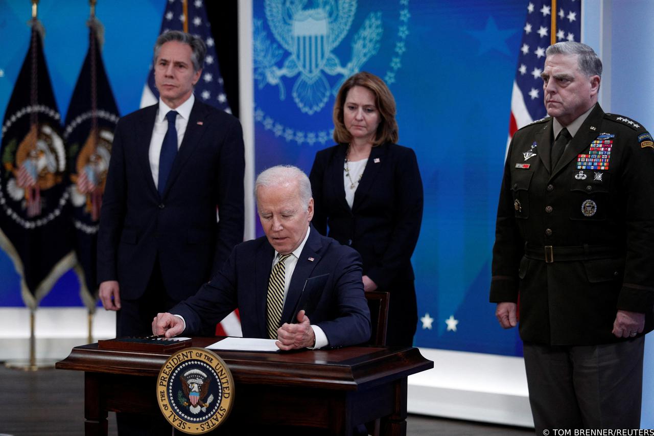President Biden delivers remarks on U.S. security assistance to Ukraine at the White House