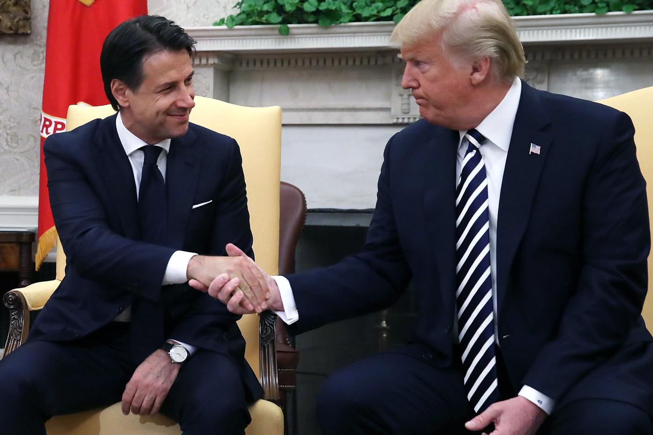Donald Trump i Giuseppe Conte