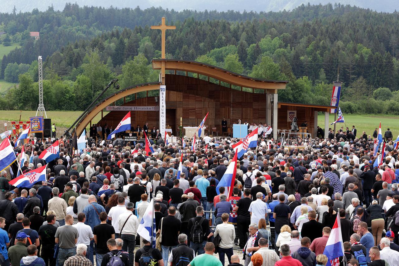 16.05.2015., Bleiburg, Austrija - Komemoracija na Bleiburskome polju povodom 70. godisnjice Bleiburske tragedije. Photo: Zarko Basic/PIXSELL