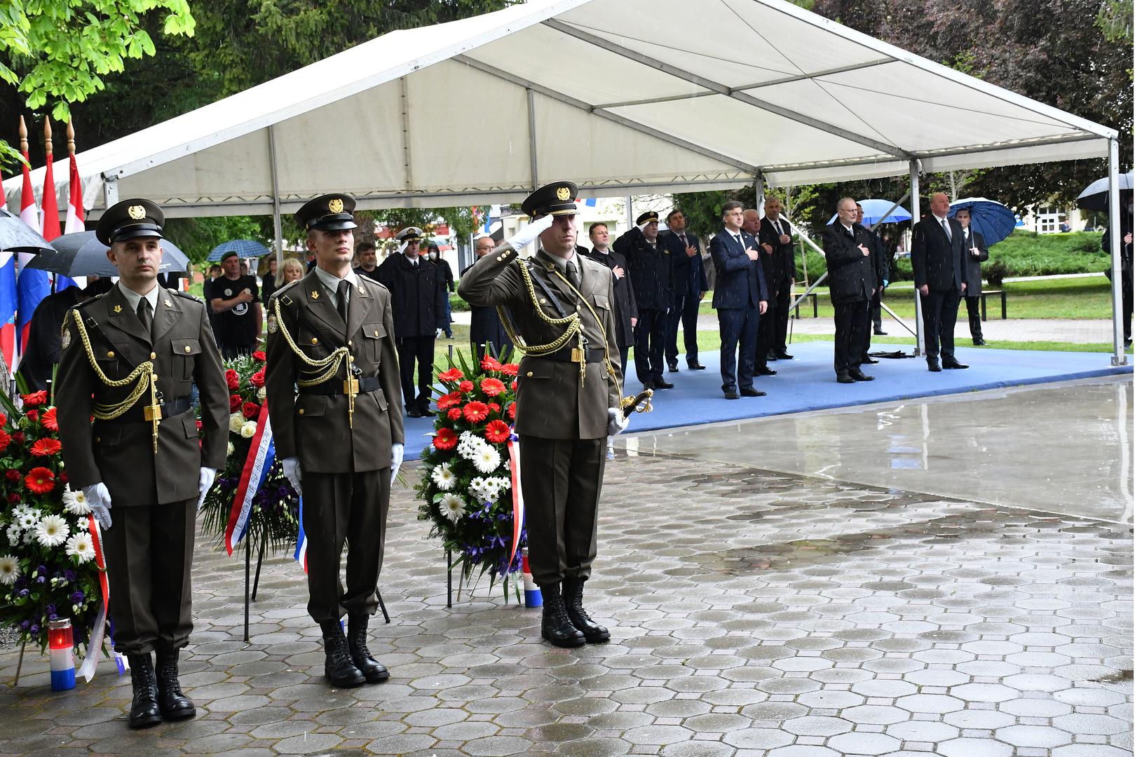 01.05.2020. Okucani  - Obiljezavanje 25. obljetnice vojno redarstvene operacije BljesakPhoto: Ivica Galovic/ PIXSELL