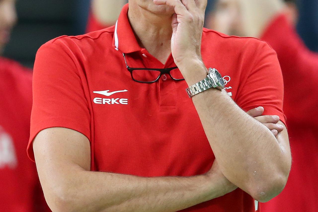 15.08.2016., Rio de Janeiro - Olimpijske igre Rio 2016. Kosarkaska utakmica Hrvatska - Litva. Aleksandar Petrovic. Photo: Igor Kralj/PIXSELL