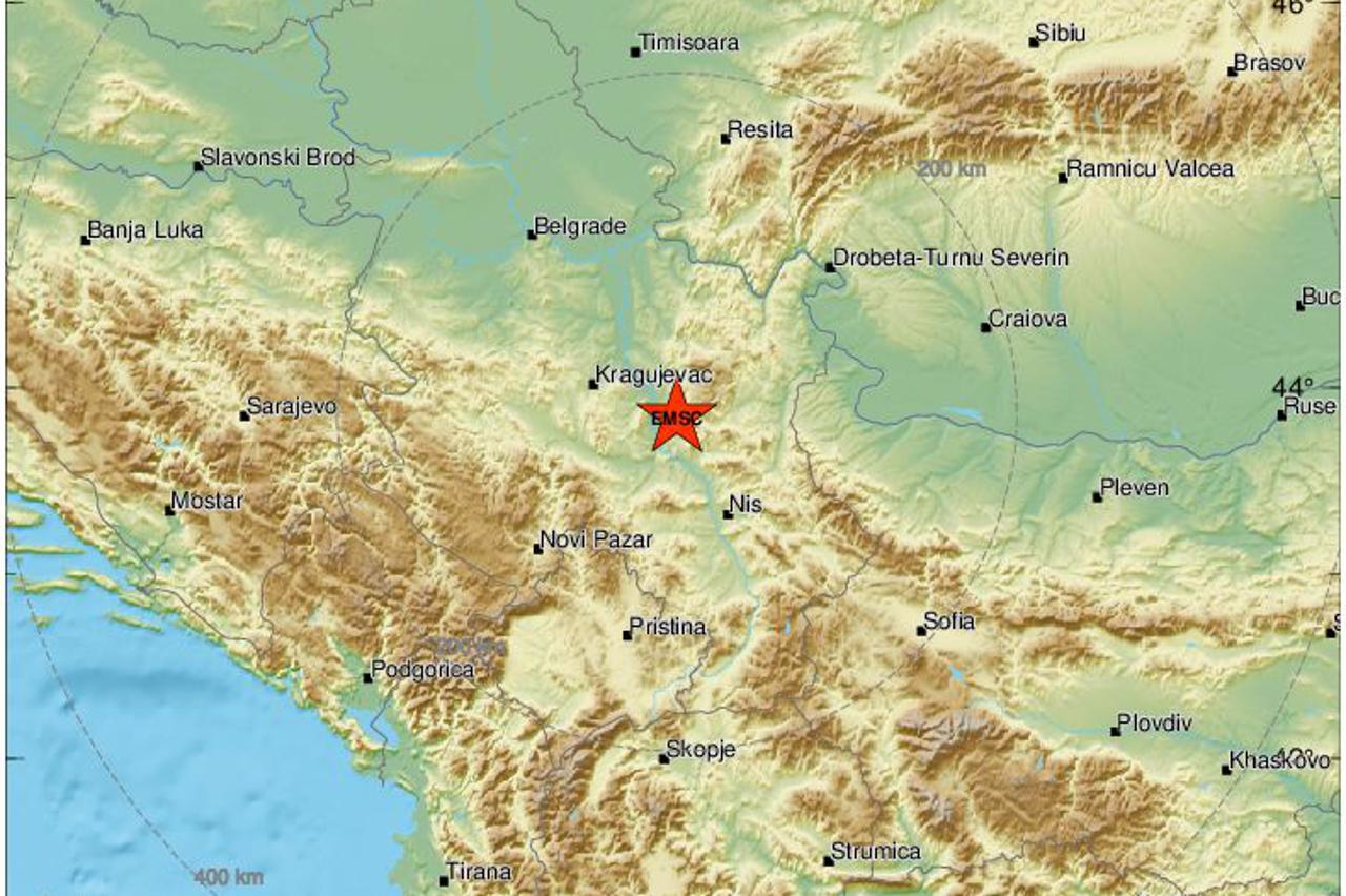 Potres u Srbiji