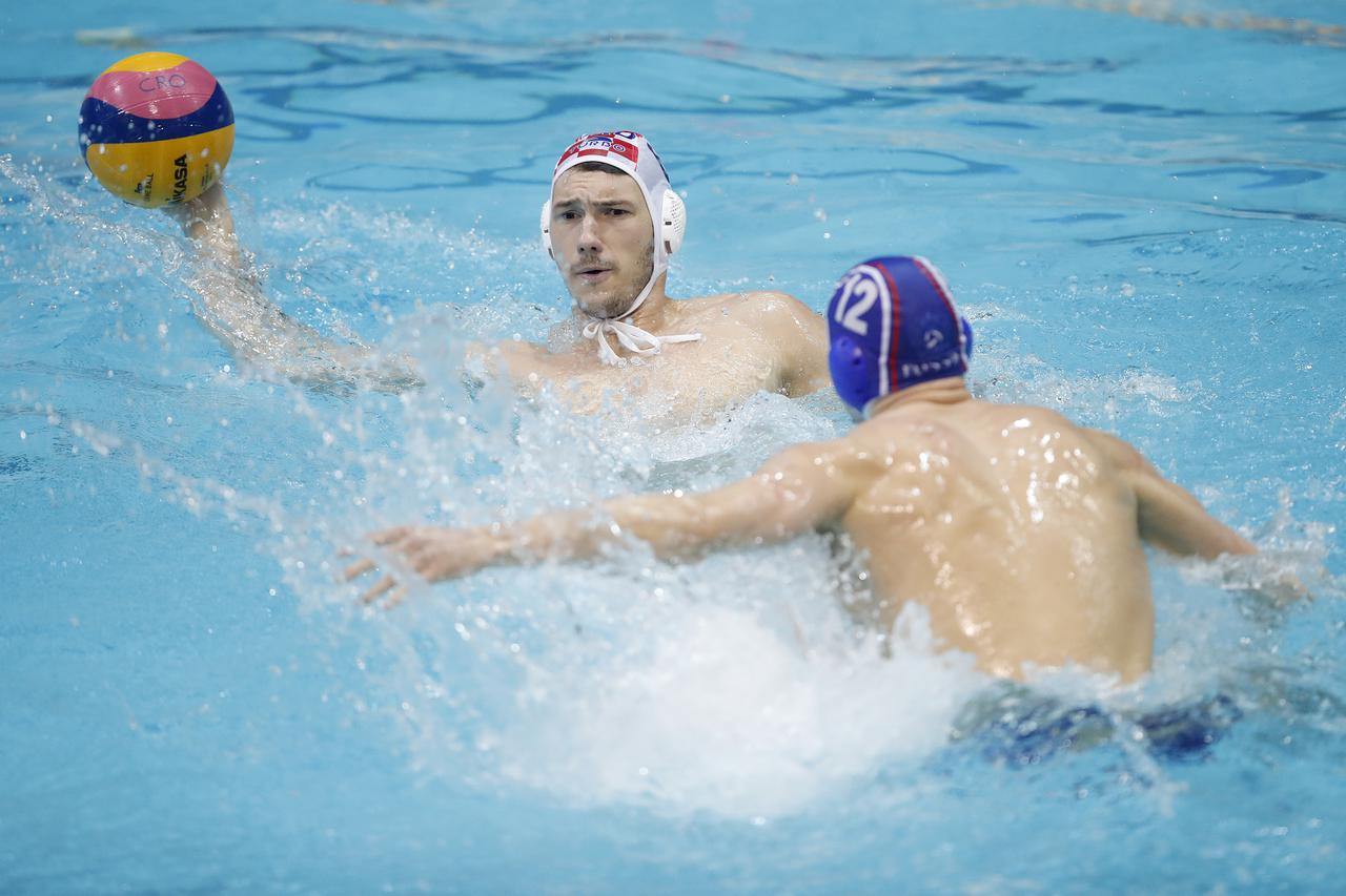 Zagreb: Vaterpolo utakmica 2. kola D skupine FINA Svjetske lige, Hrvatska - Rusija