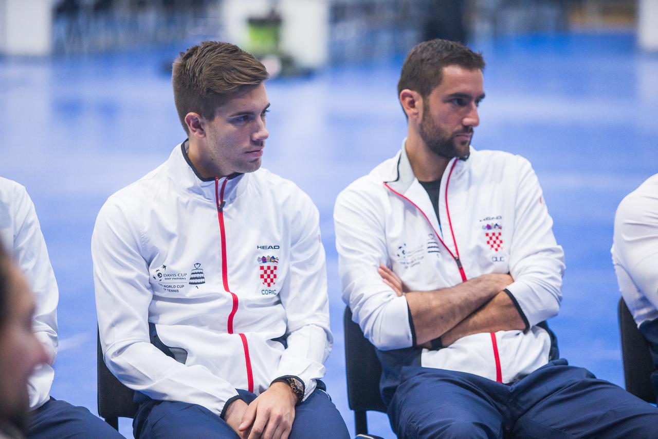 Marin Čilić Ivan Dodig Borna Ćorić tenis Davis Cup