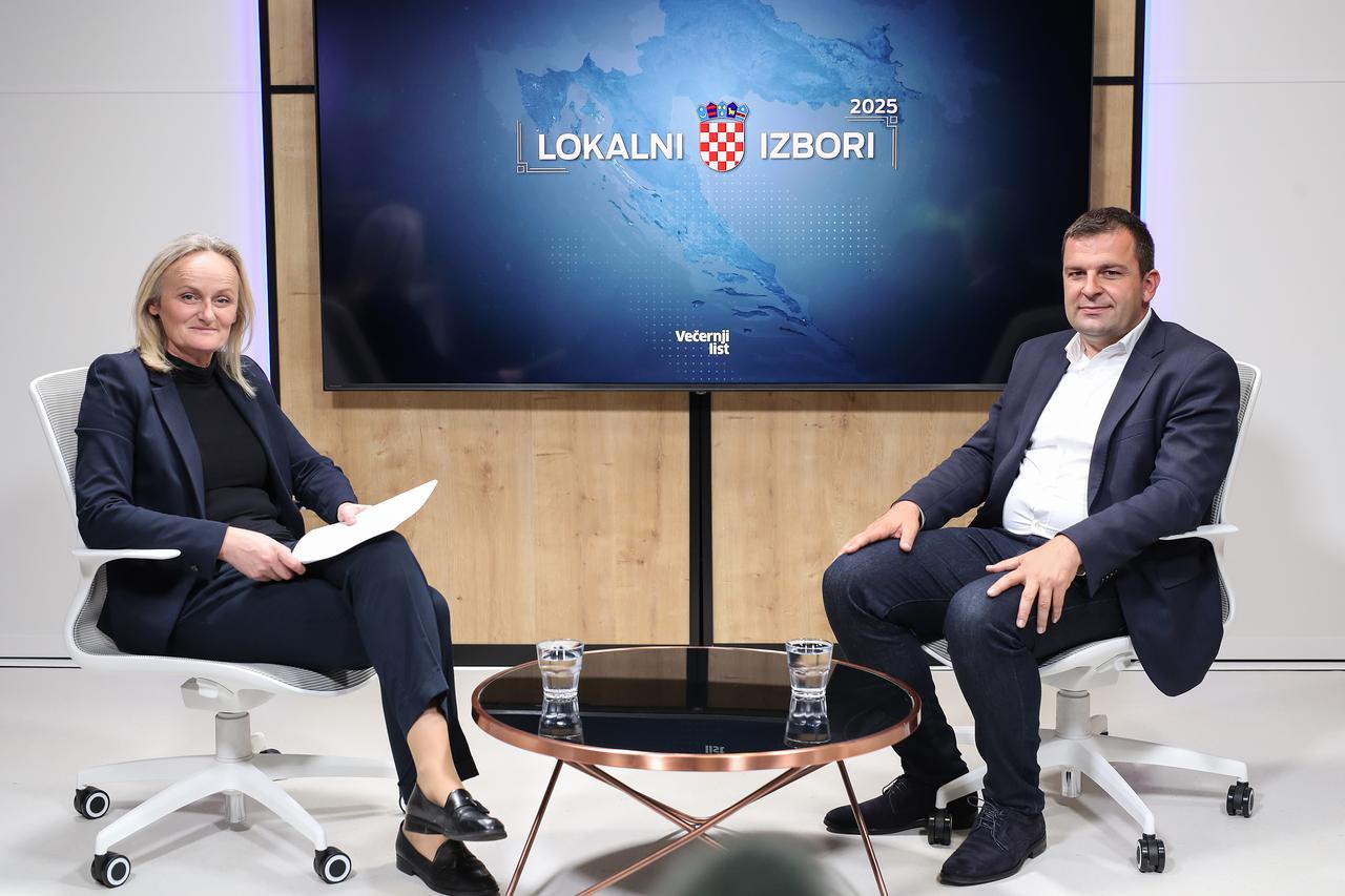 Zagreb: Dario Hrebak u studiju Večernjeg lista