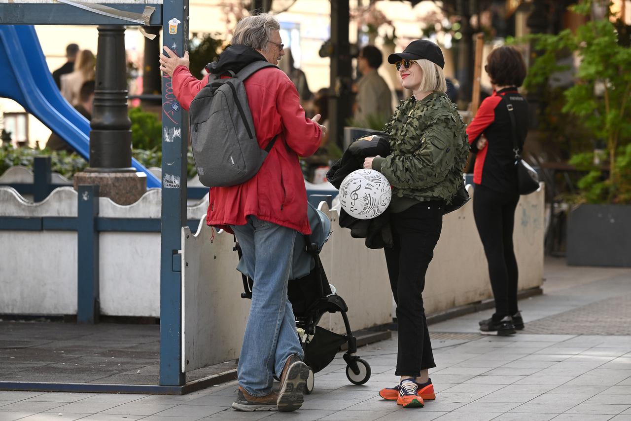 Zagreb: Ida Prester u šetnji po špici 