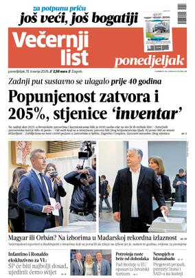 Naslovnica 13.04.2026.