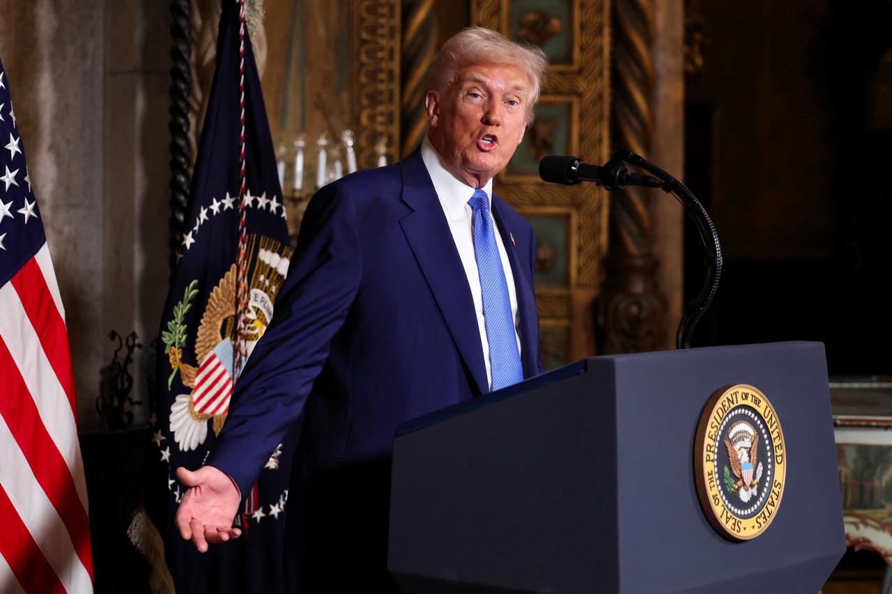 U.S. President Donald Trump, in Mar-a-Lago