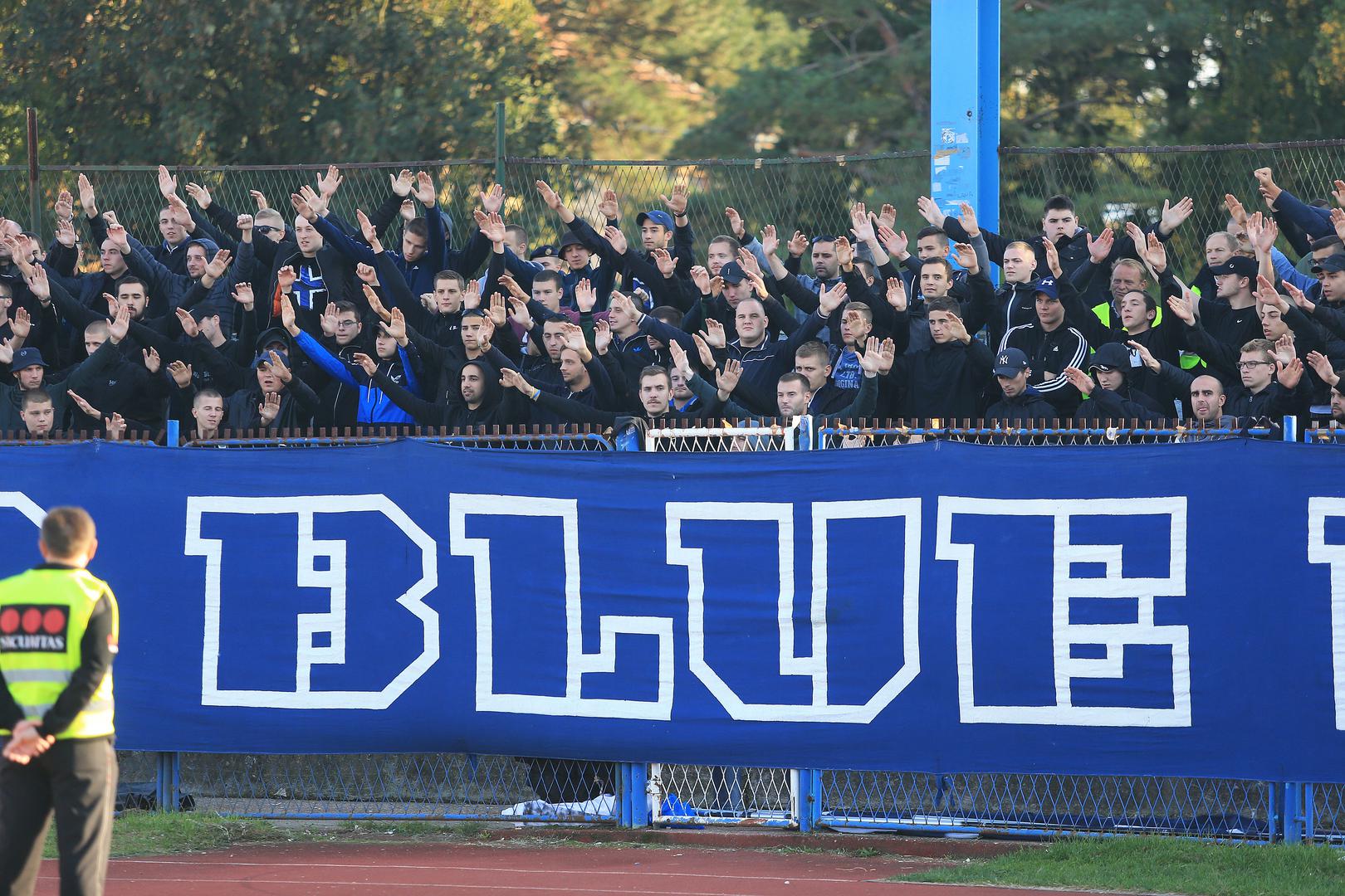Modri su imali i lijepu podršku, na tribinama je bilo nekoliko stotina Bad Blue Boysa.