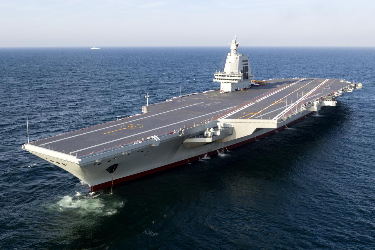 CHINA-AIRCRAFT CARRIER FUJIAN-MAIDEN SEA TRIALS-COMPLETION (CN)