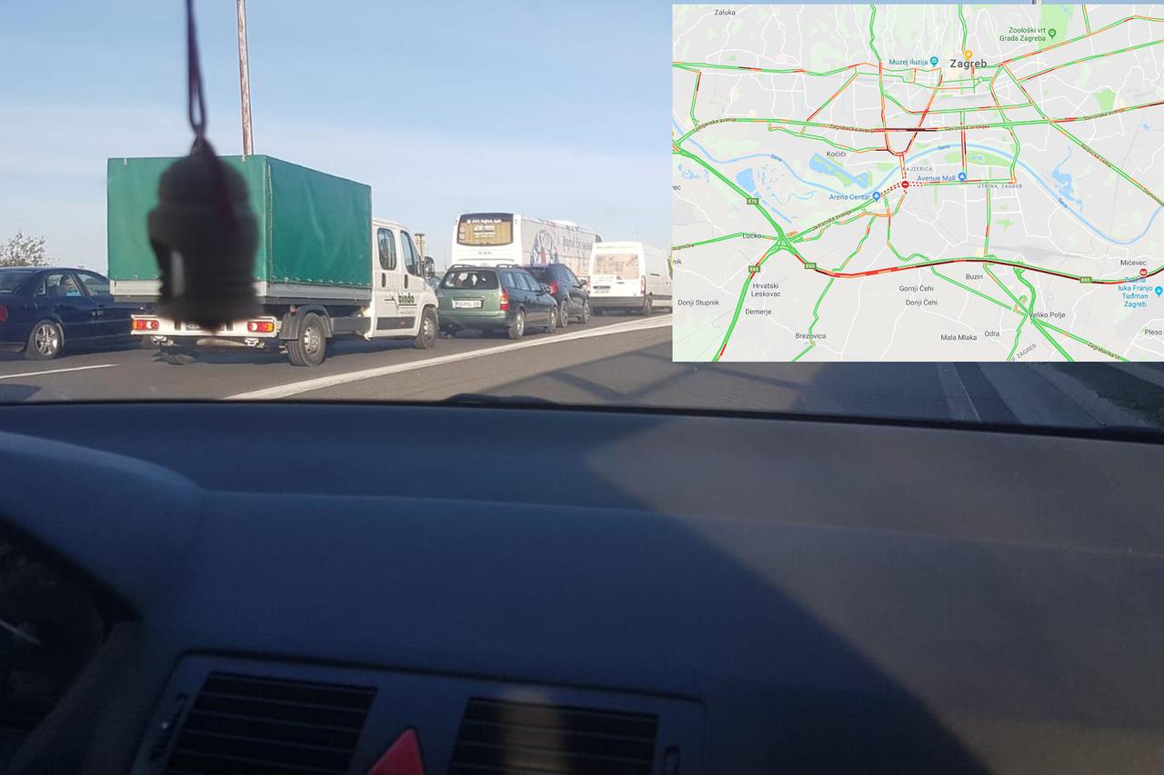 Gužva na zagrebačkoj obilaznici