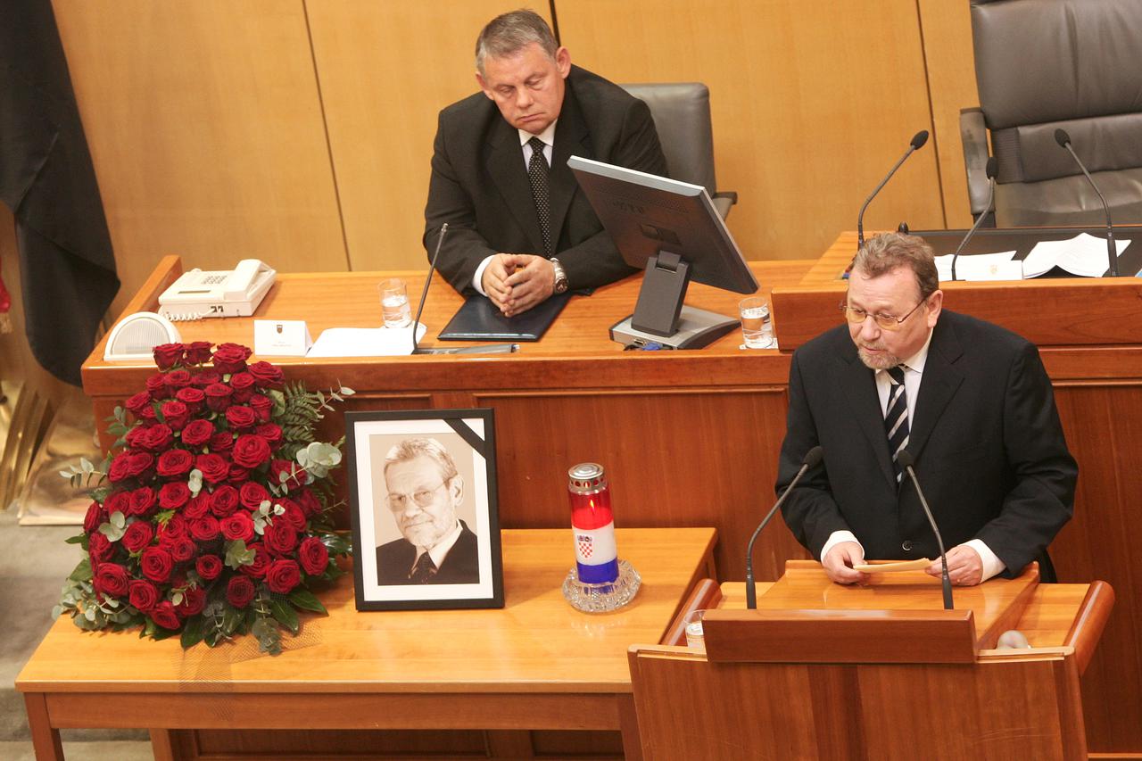 U Saboru RH održana je komemoracija za preminulog Ivicu Račana
