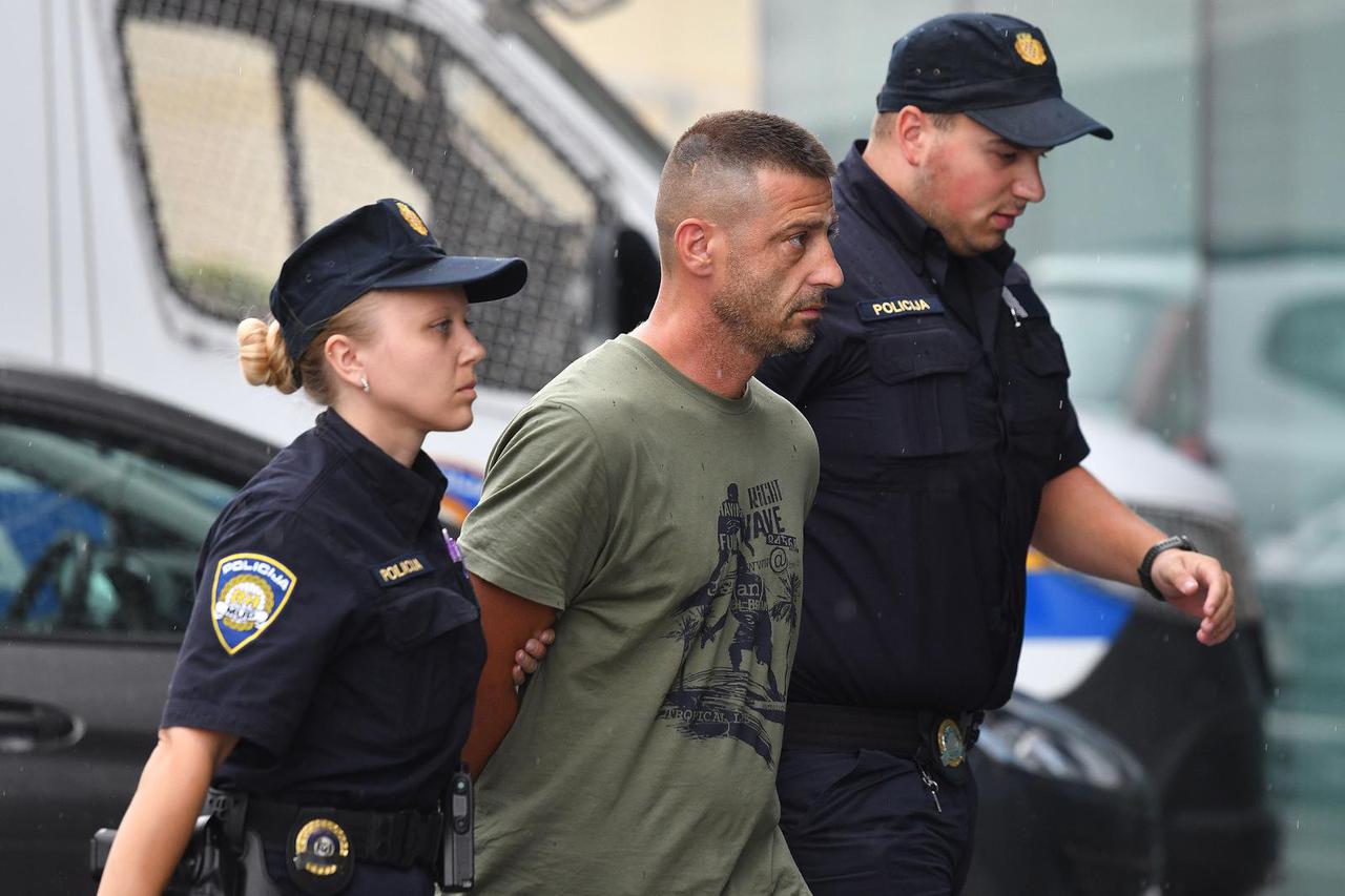Varaždin: Privođenje Danijela Trninića