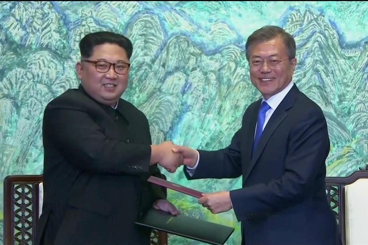 Kim Jong-un i Moon Jae-in