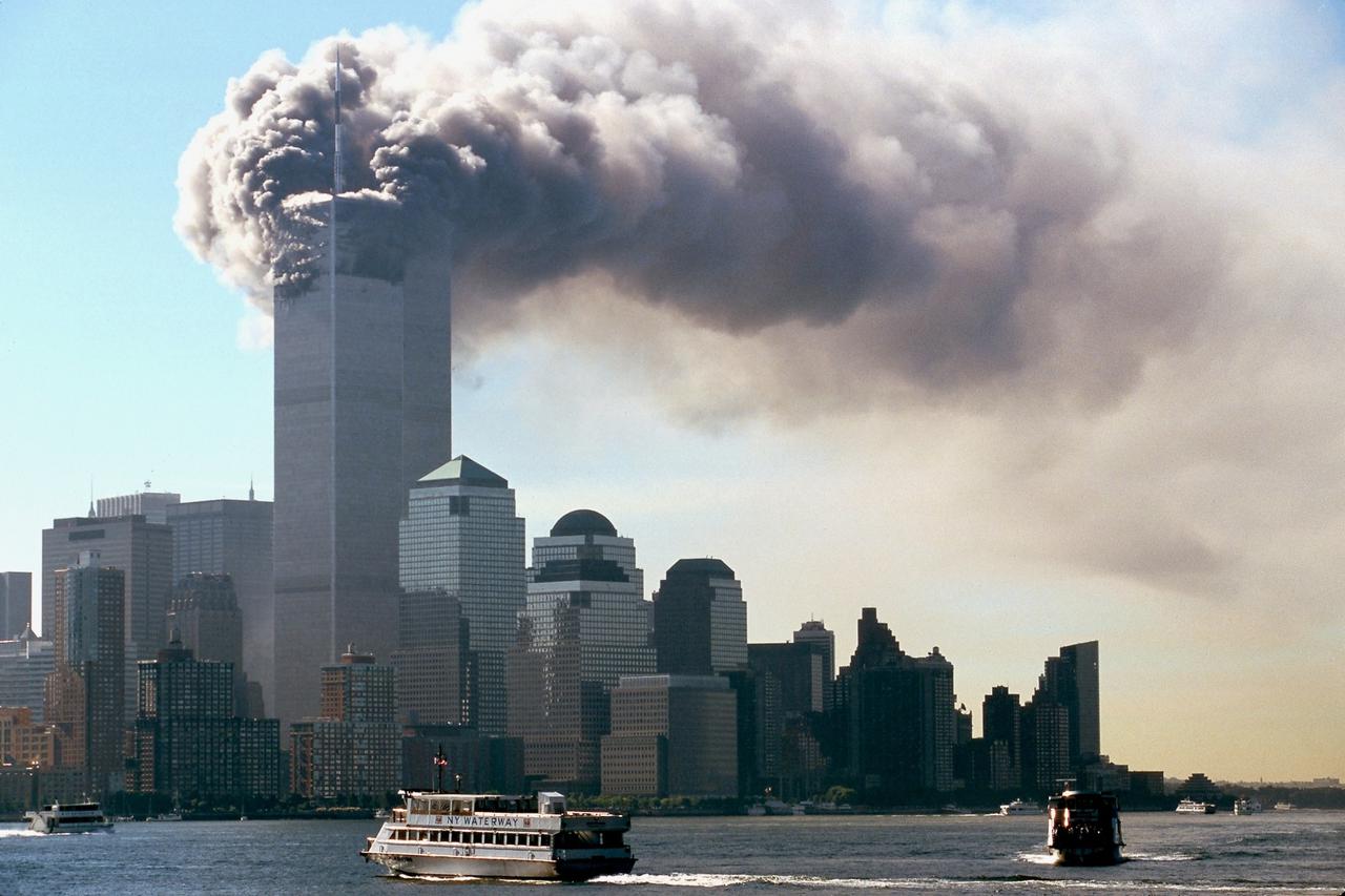 Act of terror: two planes crashed into the World Trade Center