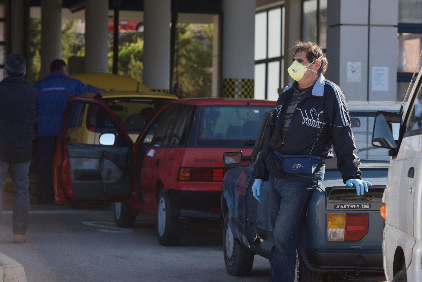 02.04.2020., Sibenik - Uz pridrzavanje mjera stanice za tehnicki pregled vozila rade ne ometano i imaju pune ruke posla.Photo: Hrvoje Jelavic/PIXSELL