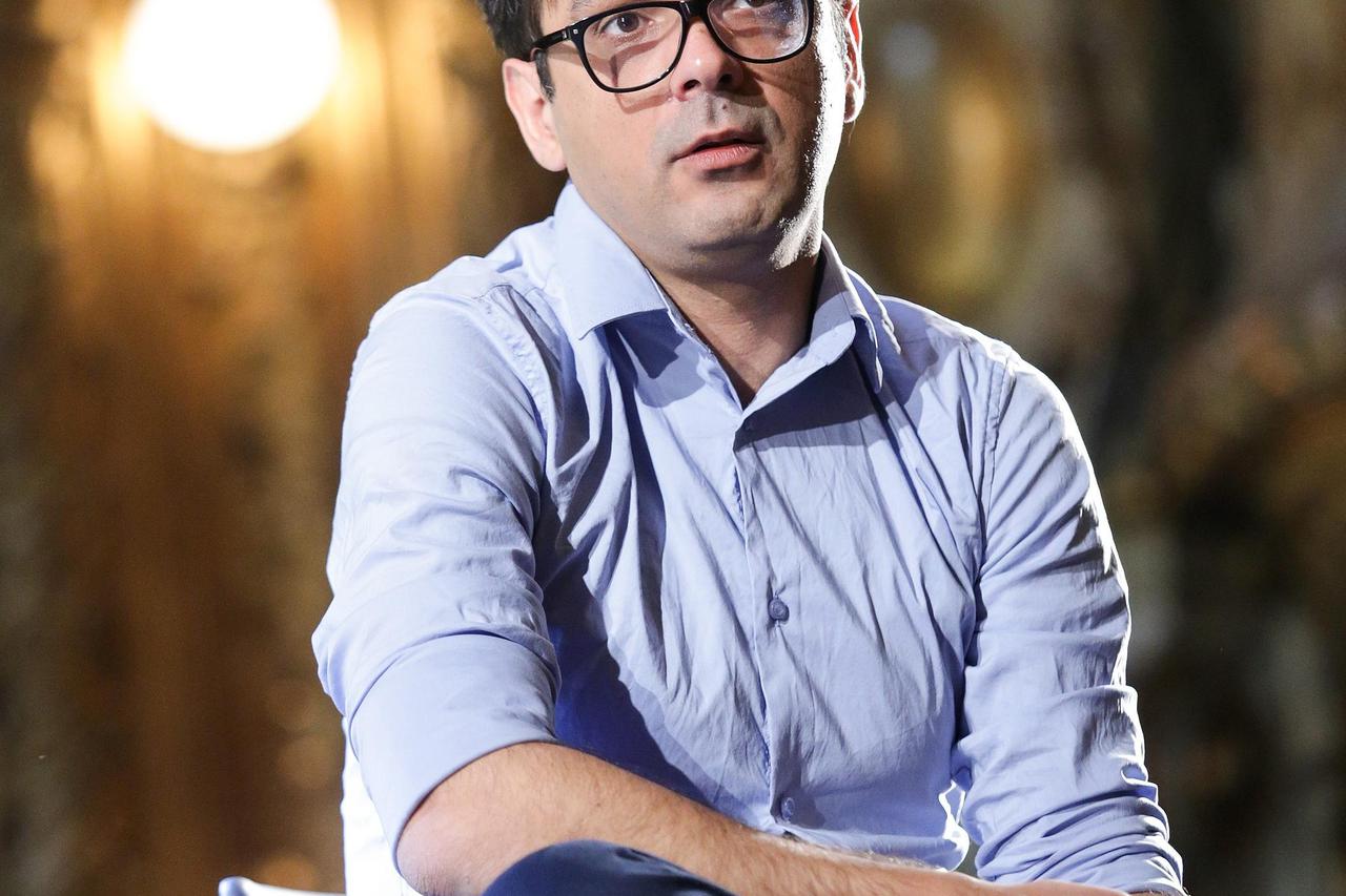 06.05.2014., Zagreb -  Konferencija za medije i proba povodom premijere predstave, Saša Božić