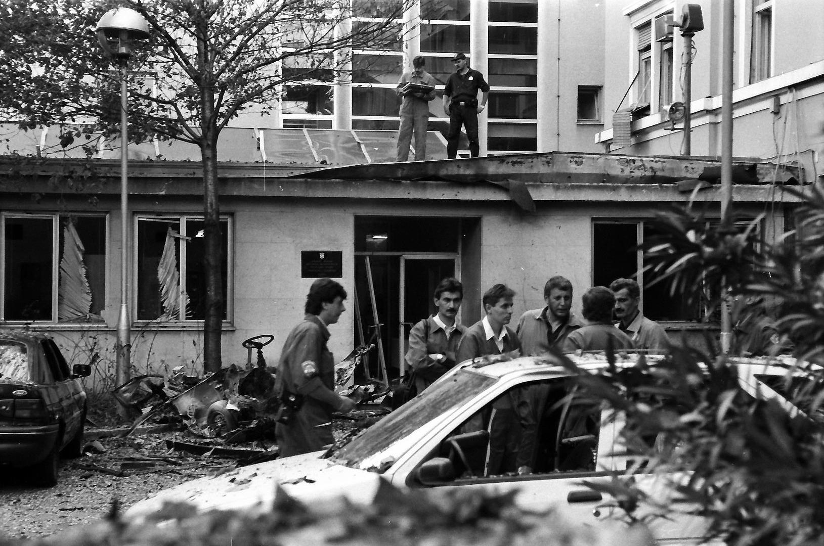 Rijeka: Eksplozija bombe pred zgradom MUP-a 20. listopada 1995. godine