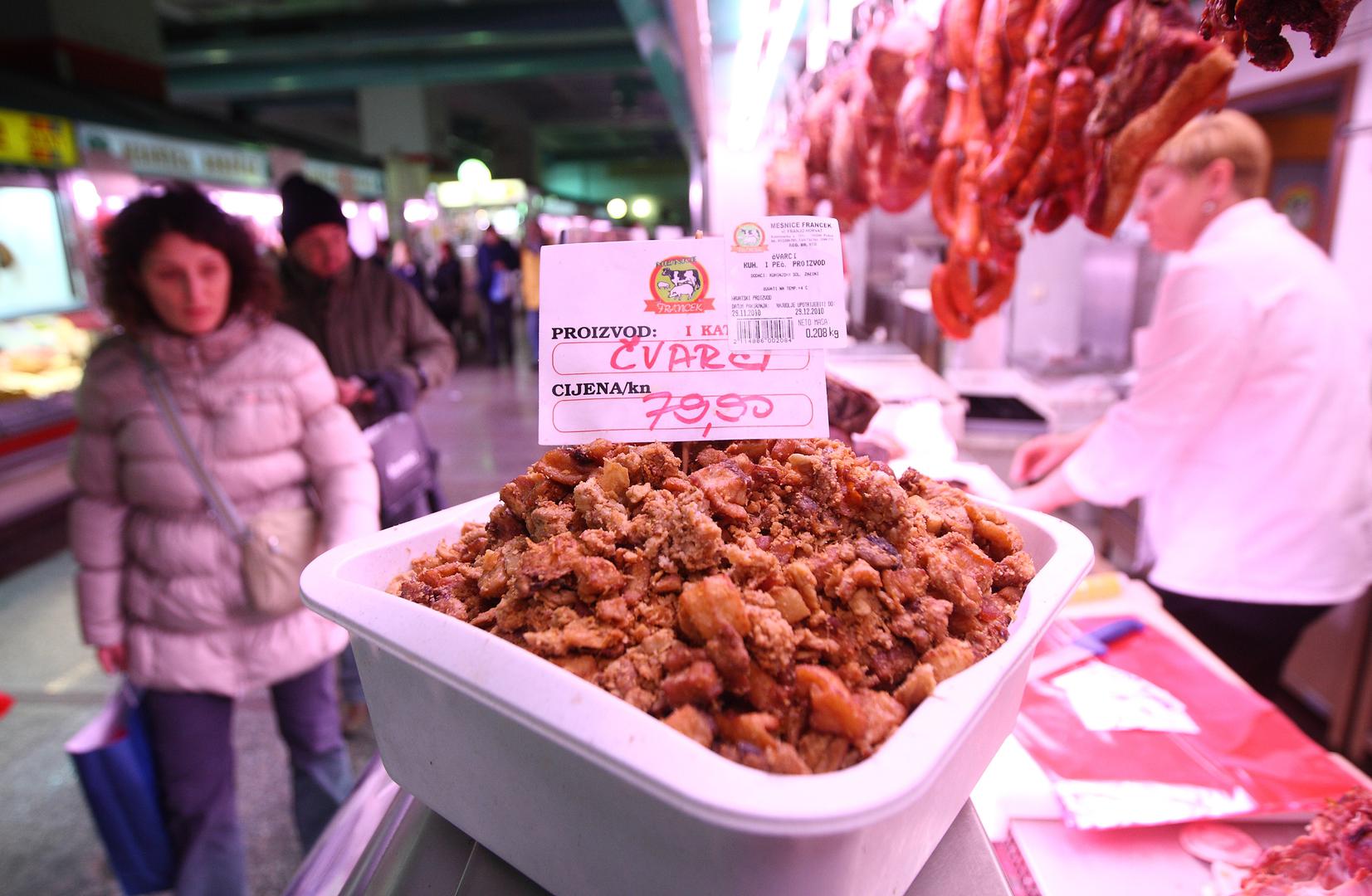 Prije 15 godina na tržnici Dolac kilogram čvaraka koštao je 79,90 kuna, odnosno, 10,65 eura po kilogramu.