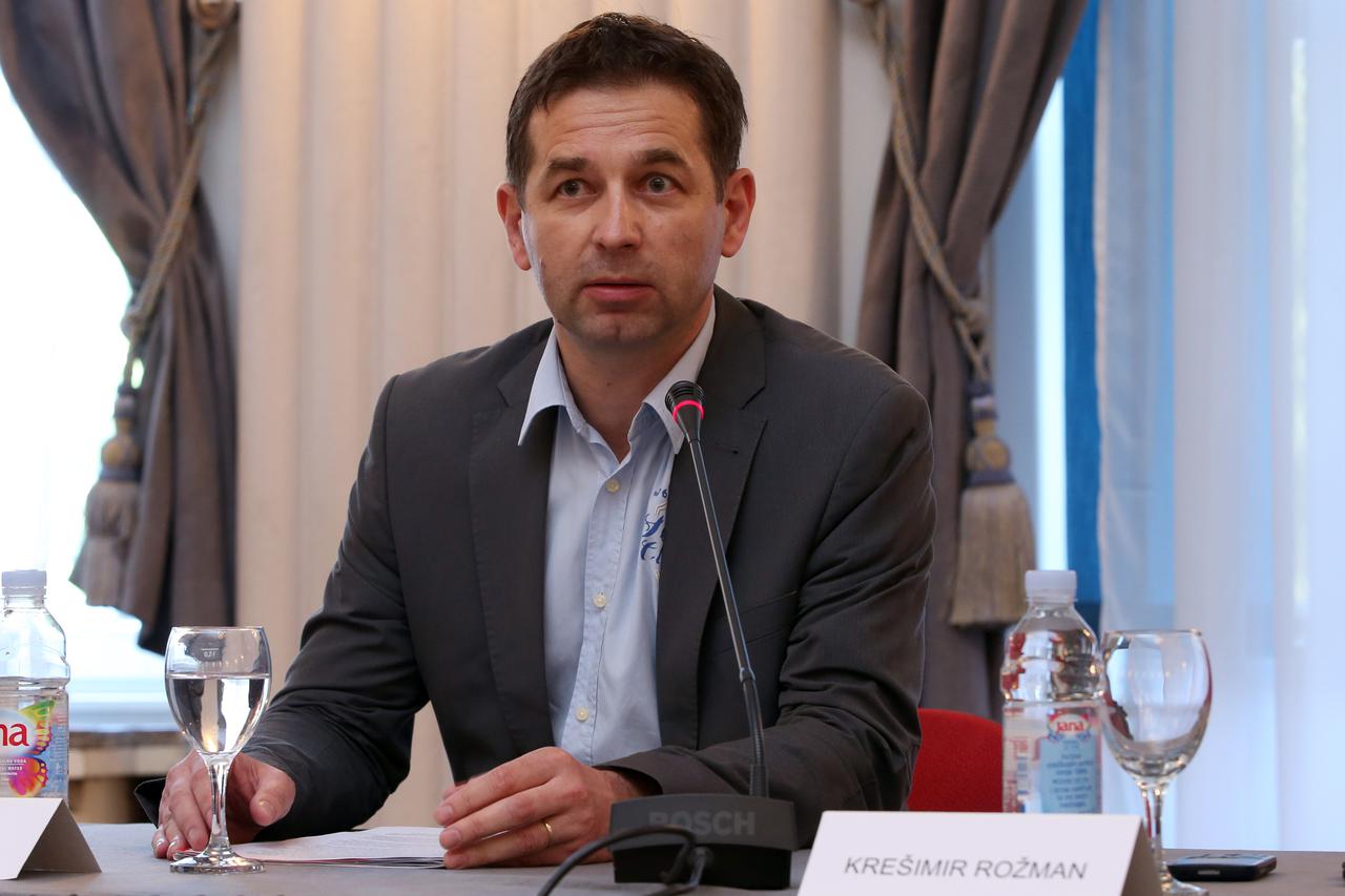 12.06.2015., Zagreb - Hrvatski novinarski dom, tribina Vecernjeg lista Jezik i radno pravo. Zeljko Jozic. Photo: Robert Anic/PIXSELL