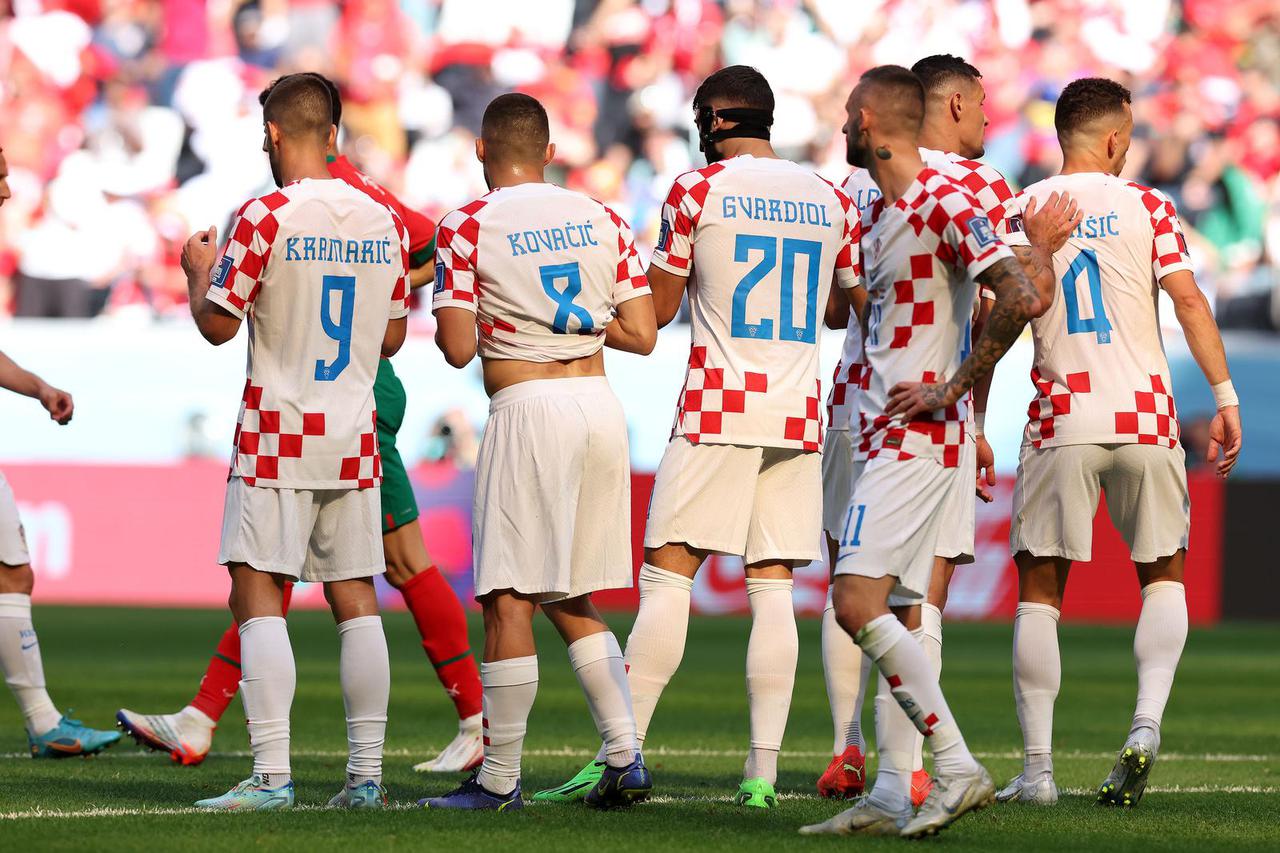 KATAR 2022 - Susret Maroka i Hrvatske u 1. kolu Svjetskog prvenstva u Kataru