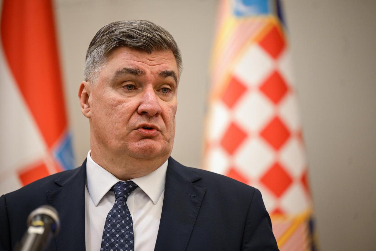 Zagreb: Konferencija za medije predsjednika Zorana Milanovića