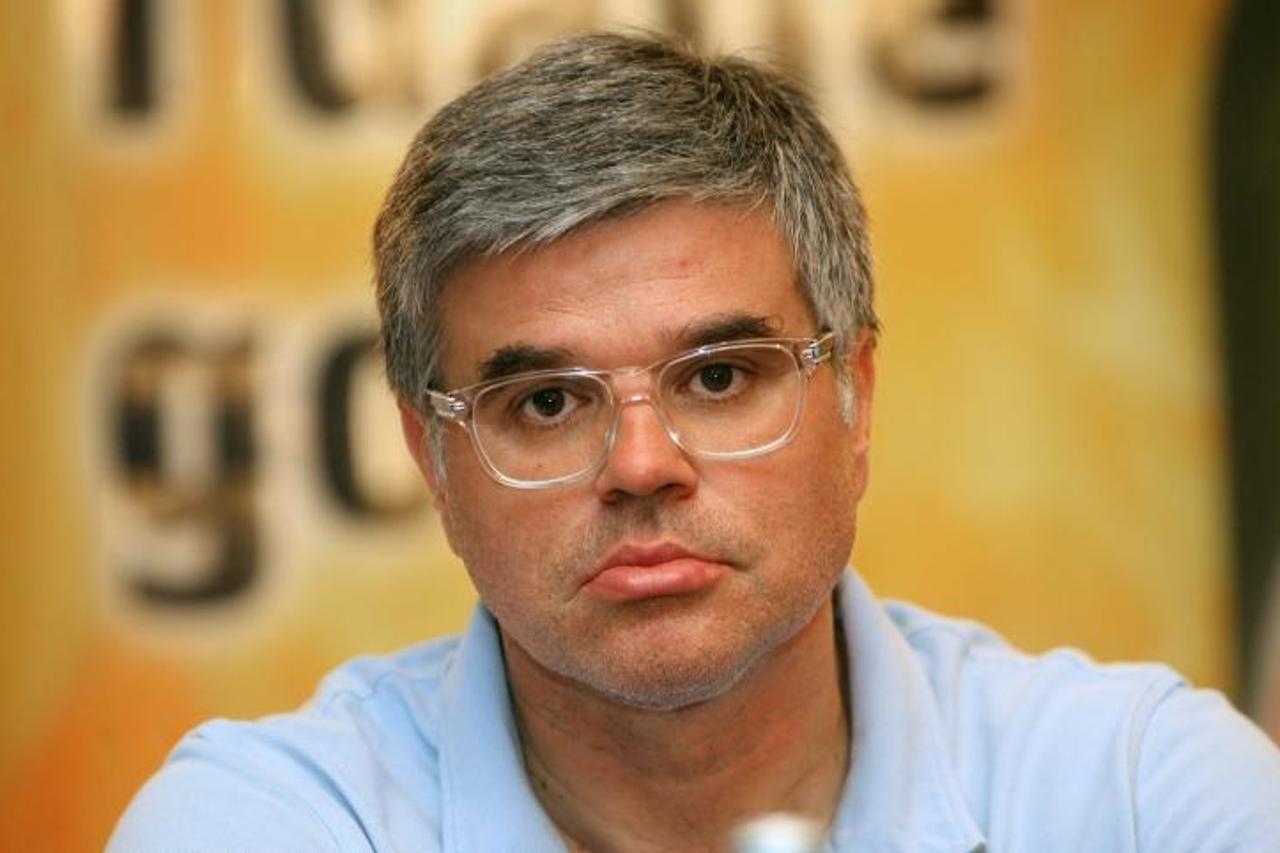 '20.06.2012., Zagreb - Konferencija za novinare u hotelu Sheraton povodom zavrsetka mandata izbornika hrvatske nogometne reprezentacije Slavena Bilica i njegovog strucnog stozera. Aljosa Asanovic.  Ph