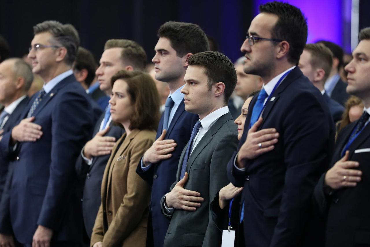 Andrej Plenković na izbornom Saboru Mladeži HDZ-a