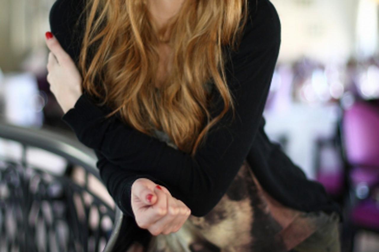 '16.02.2012., Zagreb - Nika Antolos, pjevacica grupe Feminem. Photo: Jurica Galoic/PIXSELL'